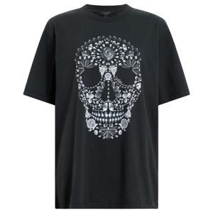 AllSaints Shkull Boyfriend Graphic Cotton T-Shirt